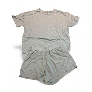 Hanes tshirt shorts sleep set